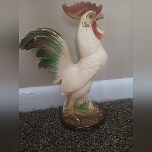 Vintage 1950 9" Knickerbocker Of Hollywood, CA Rooster Bank